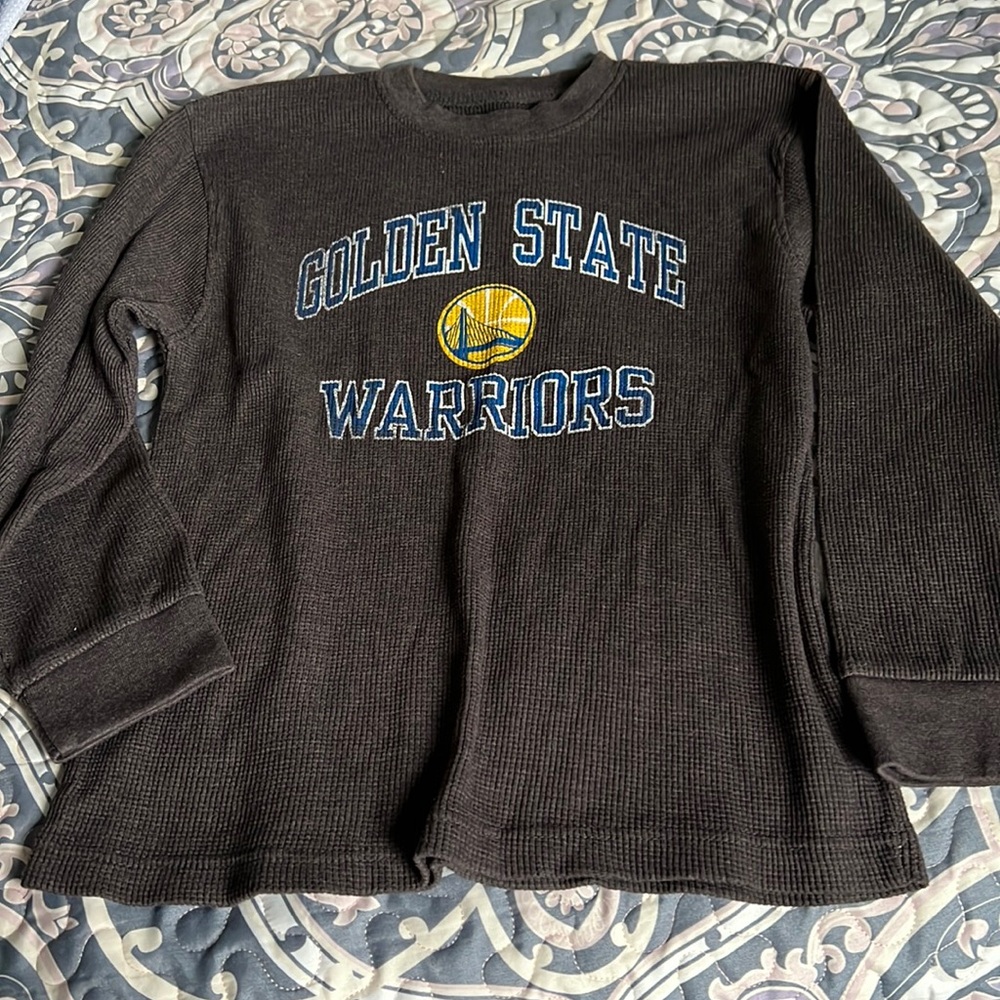 Boys large golden state warriors long sleeve
